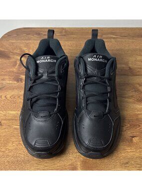 Nike Men's Air Monarch IV Training Shoe Black Size 12